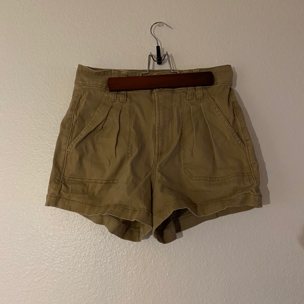 tan high waisted shorts (size 3)